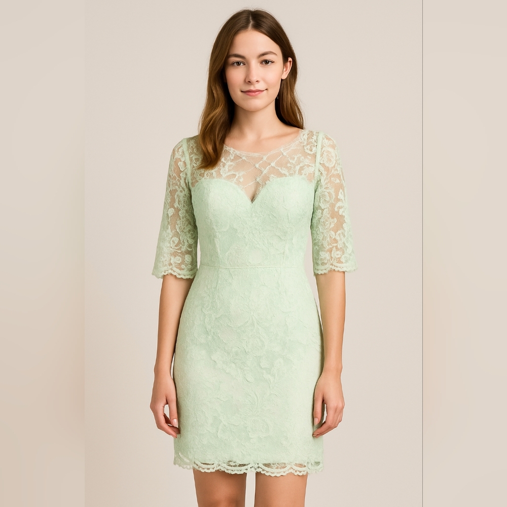 LanTing Mint Green Formal Dress Elegant Evening Gown New Wedding Prom Lace